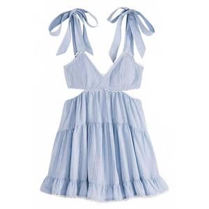 NEW KATIE J NYC junior winona dress in baby blue
